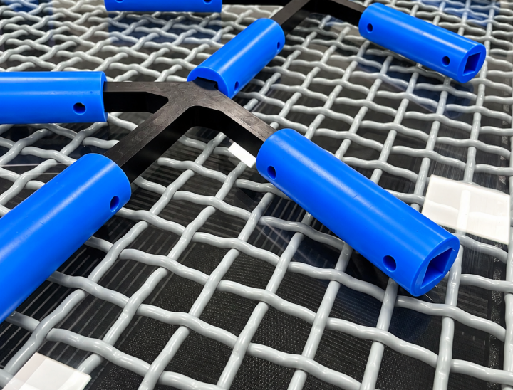 Modular Blue Connector Lattice
